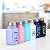 Buy cheap Empty Square Pepper Glass Bottle 80ml Packaging Rectangle Spice Seasoning Jar from wholesalers