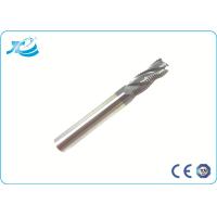 Buy cheap Solid Carbide End Mill HRC 55 , Plastic Cutting End Mills Air Oil Cooling Mode product