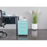 Buy cheap Round Edge Ergonomic 3 Drawer Mobile Pedestal Storage Cabinet from wholesalers