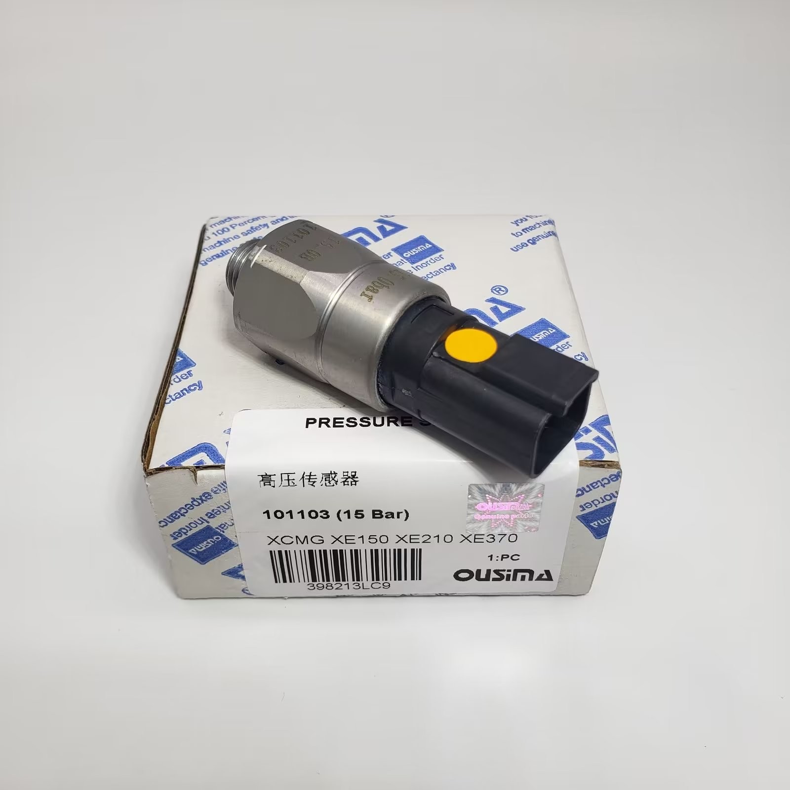 High Pressure Sensor 101103 15 Bar For XCMG XE150 XE210 XE370