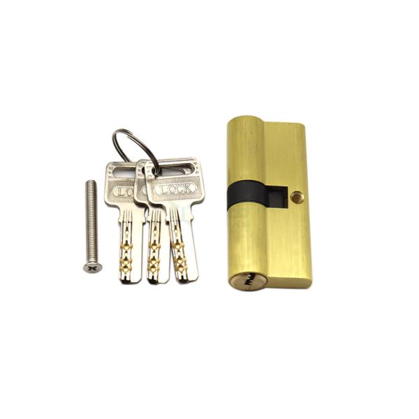 Buy cheap 54mm Zinc Alloy Mortise Double Open Door Lock Cylinder With Normal Key from wholesalers