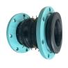 Buy cheap Jis 10k Carbon Steel Flange Bellow Twin Sphere Rubber Expansion Joint Length 165~400mm from wholesalers