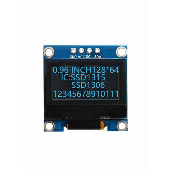 1.3 Inch I2C OLED Display Module White Color 128x64 Resolution SH1106