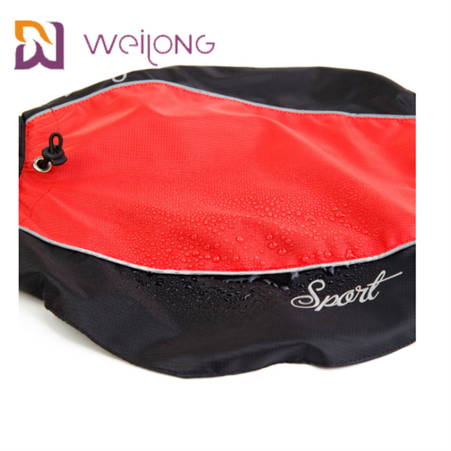 Low Permeability Reflective Stripe Buckle Dog Rain Suit Large Dog Raincoat