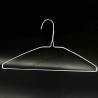 Buy cheap 16-inch Powder Coated White Laundry Wire Hanger for Dry Cleaners, 1.9mm Diameter from wholesalers