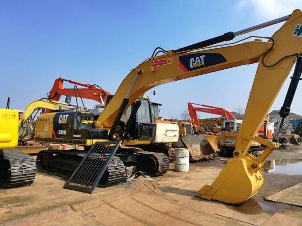 Buy cheap 320d used excavator for sale USA tractor excavator 5000 hours 600mm chain CAT 3066 eng excavator for sale from wholesalers
