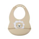 Pantone Color Baby Silicone Bib Custom With Cute Animal Sloth Printing