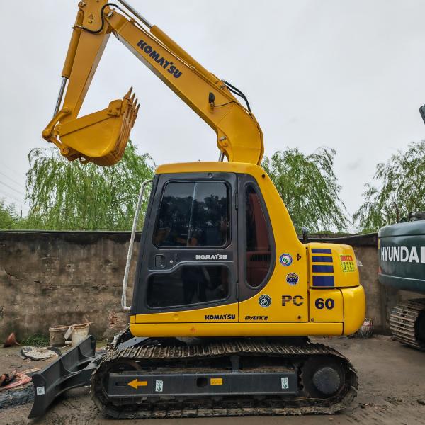 Buy cheap Yellow Mini Used Excavator 6T Second Hand Komatsu Pc60 Original Color from wholesalers