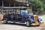 11 Seater Electric Vintage Sightseeing Car With 7.5KW Traction Performance Motor