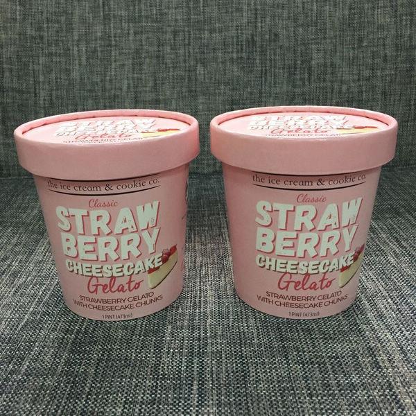 Buy cheap Custom Printed Paper Ice Cream Cups Disposable 16oz Food Grade Flexo Offset Printing from wholesalers