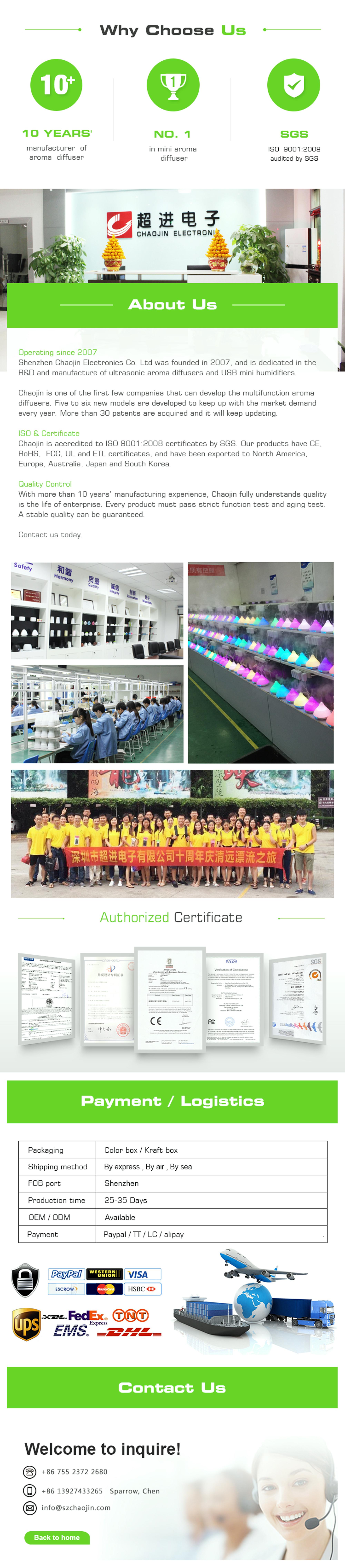 Capacity 120ml Scent Diffuser / Ultrasonic Diffuser Wholesale / Pp Cool Mist Diffuser