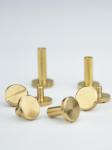Studs MetalPurse Feet Nailhead Round Flat Head Stud For Purse Handbag Feet Flat