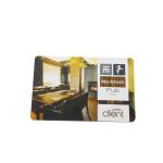 Matte PVC RFID Hotel Key Cards 13.56MHz CR80 Magnetic Stripe