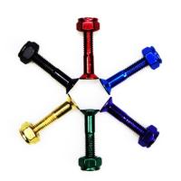 Buy cheap 25mm Skateboard Multi Tool Kit Of 9pcs Colored Mounting Bolts For Skateboard product