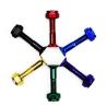 Buy cheap 25mm Skateboard Multi Tool Kit Of 9pcs Colored Mounting Bolts For Skateboard from wholesalers