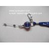 Buy cheap Metal crimp tube neck strap with metal badge reel and plastic breakaway, from wholesalers