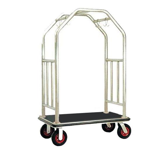 Buy cheap Bright Luggage Cart Hotel Display Stand With Hooks / Luggage Cart Hotel Luggage Dolly from wholesalers