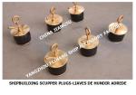 IMPA232486-50N-125 SHIPBUILDING Copper SCUPPER PLUGS-LIAVES DE HUNDIR ADREDE