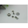 Buy cheap Super cheaper factory price bag fitting small flat six-sided nickel color metal buckles and rivets from wholesalers