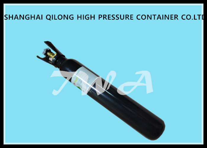 Black Industrial 50L Welding Gas Bottles / Oxygen Gas Cylinder