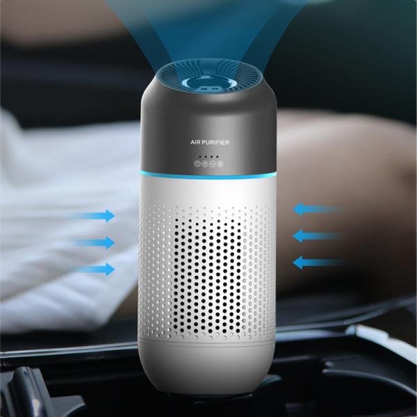 Buy cheap Car Home Office Vehicle Air Cleaner Filter Small Intelligent Air Purifier 3.5w from wholesalers