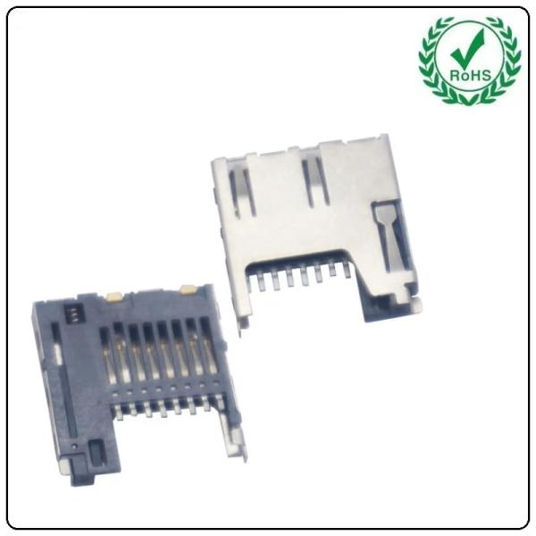 Buy cheap 1.85H 8 Pin Micro SD Memory Card Holder Push Push Internal Welding Type Socket from wholesalers