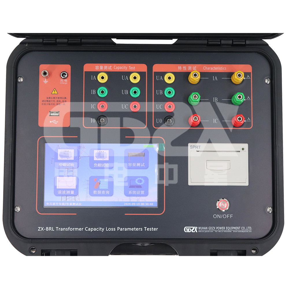ZX-BRL Capacity And Loss Parameters ( Load And No Load ) Transformer Tester Easy Maintenance