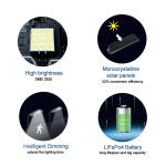 KCD Durable Body Outdoor Highway Pathway Waterproof IP65 400W 500W All In One