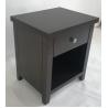 Buy cheap 1-Drawer antique wood finish bed side table,wooden night stand for hotel bedroom furniture,hospitality casegoods from wholesalers