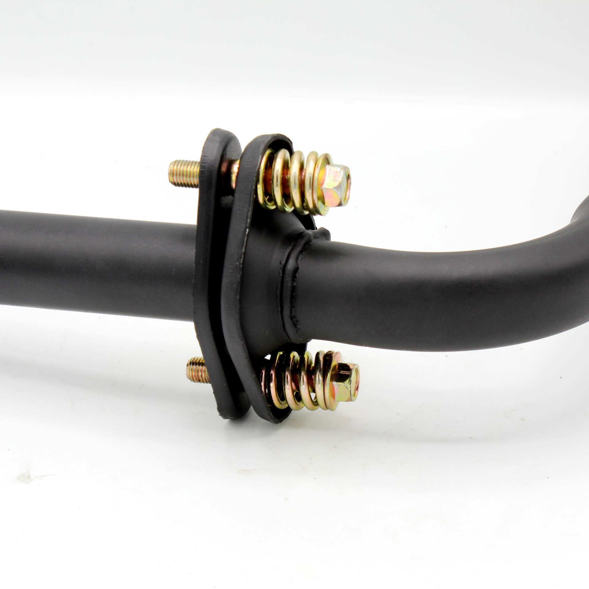 Black Muffler Forward Bend for DAYANG Motorcycle Spare Parts Cargo Tricycle Rickshaw