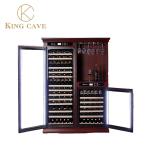 50 To 80% Humidity Display Cabinet Wine Rack Electric Low Noise