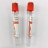 Buy cheap Plastic Glass Red Top Blood Tube Heparin Blood Collection Test Tubes With Clot Activator from wholesalers