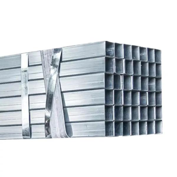 Buy cheap Zinc Coated Steel Hollow Pipe Section Galvanized Steel Square Metal Tube from wholesalers