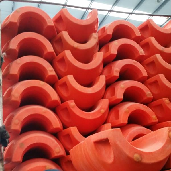Buoyancy 150N HDPE Pipe Floaters Custom Length Good Flexibility / Impact