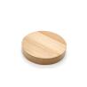 Buy cheap Magnetic Bamboo Metal Bottle Opener - Round Wooden Fridge Magnet from wholesalers