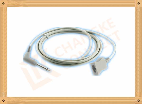 Buy cheap PVC Gray Medical Temperature Probe Adapter Cable YSI 400 Series from wholesalers