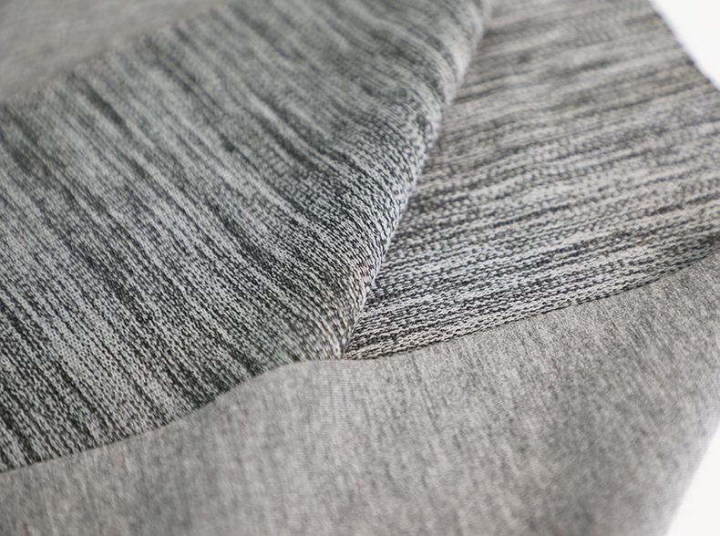 Cationic Plain Single Jersey Fabric Cotton Polyester Combed Stretch