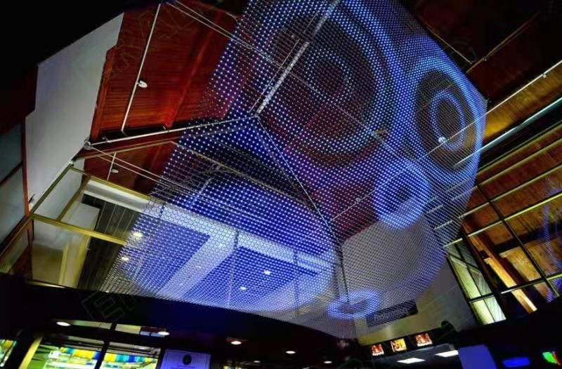 Permanent Waterproof 20mm LED Point Light LED Mesh Screen for Outdoor Advertising