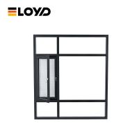 Buy cheap Insect Control Black Double-Layer Hollow Glass Aluminum Casement Windows product