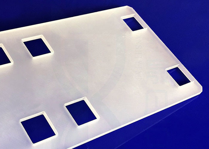 Customized SIO2 Quartz Glass Sheet Cnc Machine Large Size Polishing