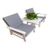 Buy cheap White Leisure Solid Wooden Outdoor Furniture Non Pollution For Park / Beach from wholesalers