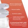 Buy cheap Wide Mouth Plastic Candy Cookie Jar Custom Pet Tea Jar With Lids from wholesalers