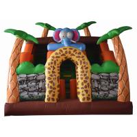 Buy cheap Inflatable Safari Park Bouncy Slide / PVC Inflatable Elephant Bouncer Colourful product