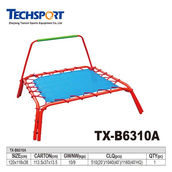 Buy cheap New style mini kids rectangular gymnastics trampoline from wholesalers
