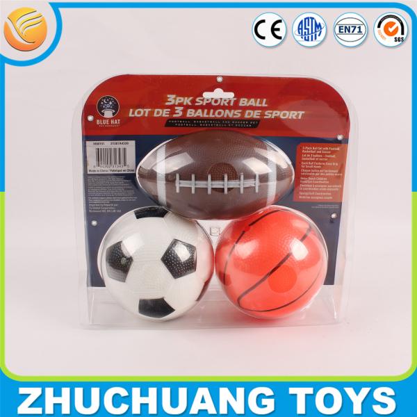Buy cheap 3 pk grippy football basketball soccer ball sport ball set from wholesalers