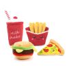 Buy cheap Stuffed Chips Hot Dog Cola Fast Food Plush Pet Toys For Dogs from wholesalers