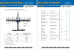 Aerial Twin Lifting Mast Climbing Work Platform For Building Cleaning Maintenanc