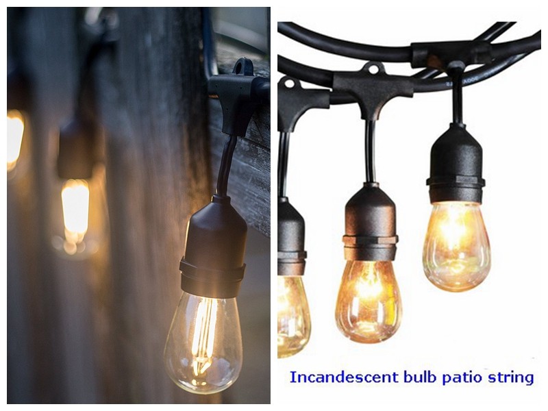 Outdoor Festoon String Lights S14 Outdoor Led String Lights