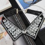 Rhinestones Decorative Chocker Collar Fashional Accessories Dance Wear