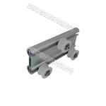 Buy cheap Concave Three Aluminum Slider Silver White Pulley Aluminum Alloy Connectors from wholesalers